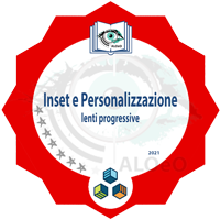 Badge - Inset e personalizzazione lenti progressive